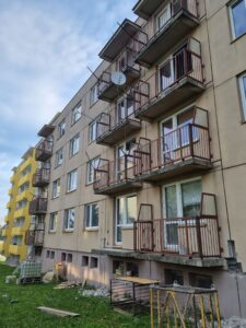 Revitalizace bytového domu Zimní 9, 11, Jihlava