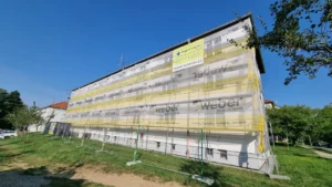 Revitalizace bytového domu Bratří Čapků, Jihlava, realizace 2024