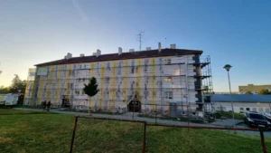 Revitalizace bytového domu Bratří Čapků, Jihlava, realizace 2024