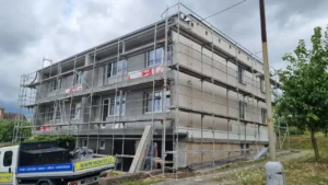 Revitalizace bytového domu Bratří Čapků, Ledeč nad Sázavou, realizace 2024